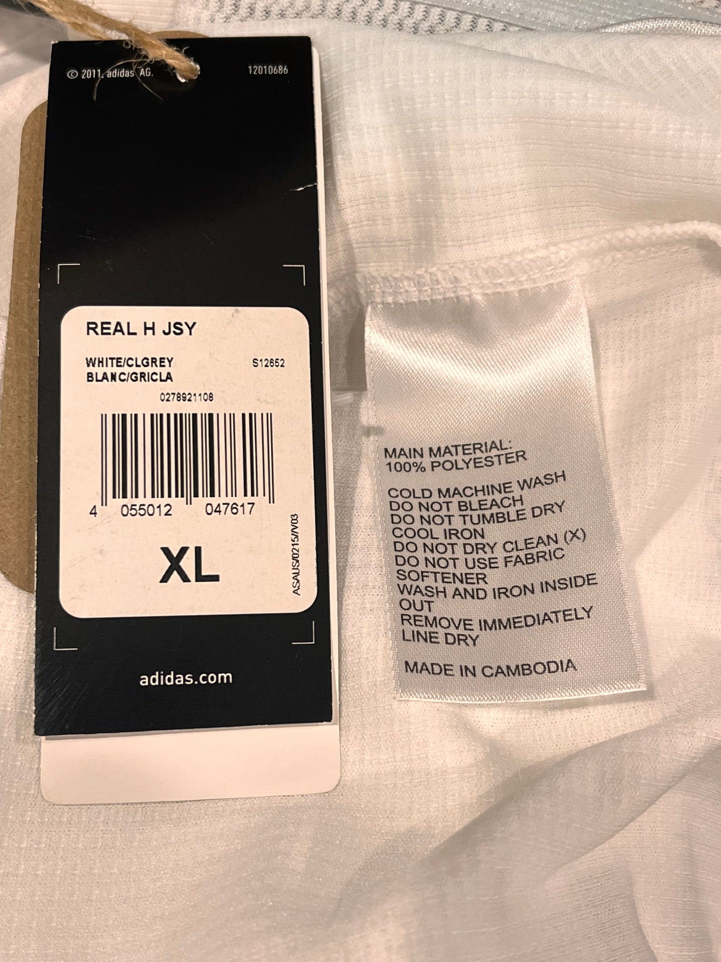 Real Madrid 2015-16 Home - XL - S12652