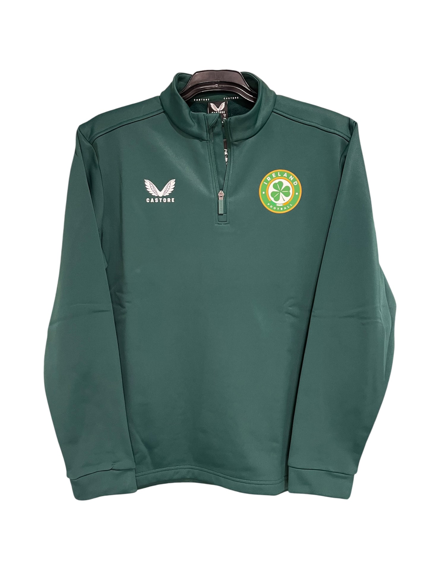 Rep of Ireland 2023-24 1/4 Zip Jacket - M - TM2436PFAINS-256