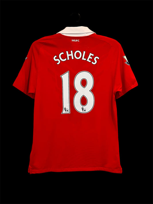 Manchester United Scholes 18 2010-11 Home - M - 382469-623