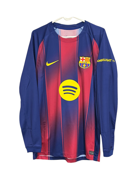 Barcelona 2025-26 Home L/S - L - HJ4611-456