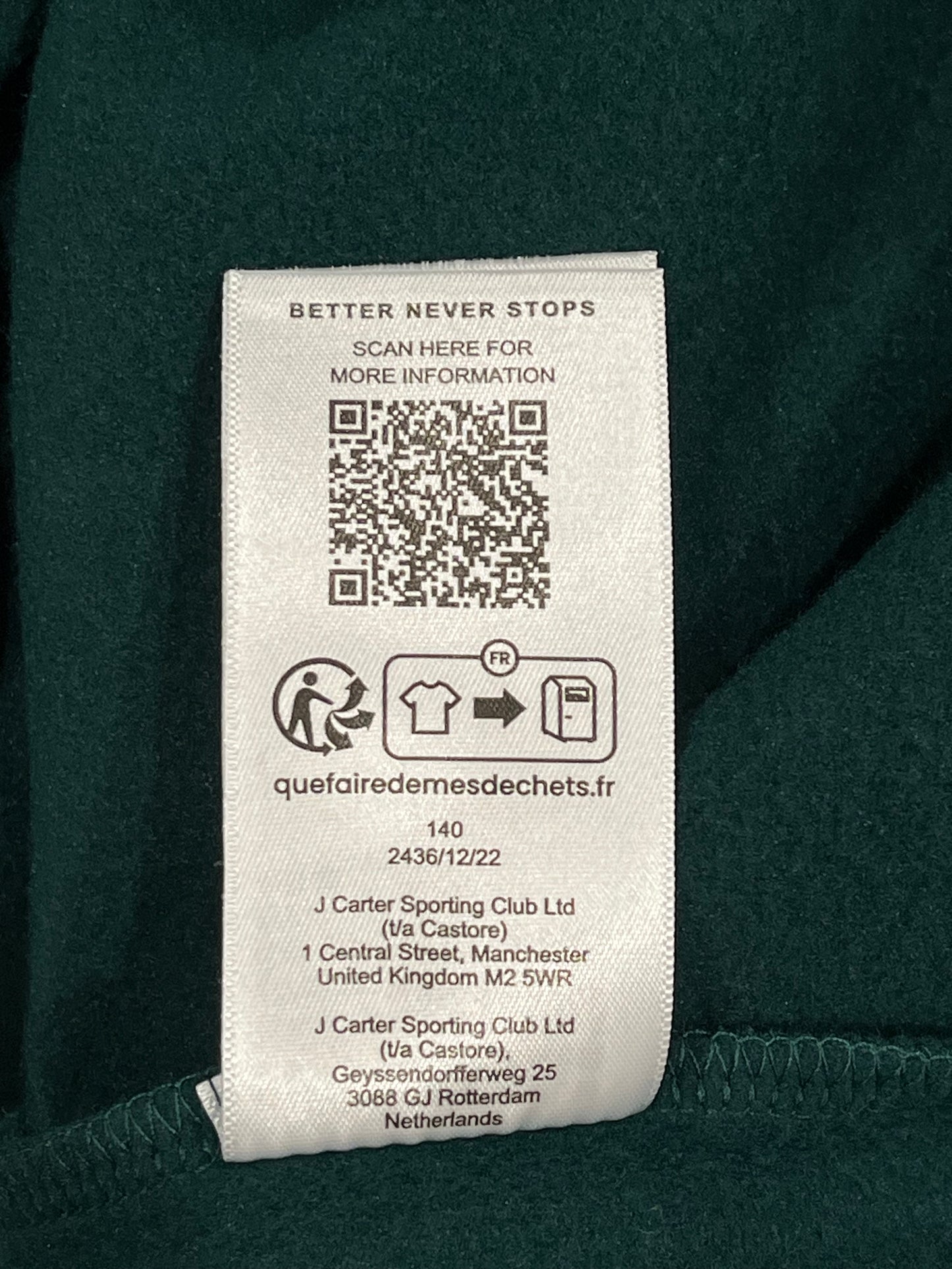 Rep of Ireland 2023-24 1/4 Zip Jacket - M - TM2436PFAINS-256