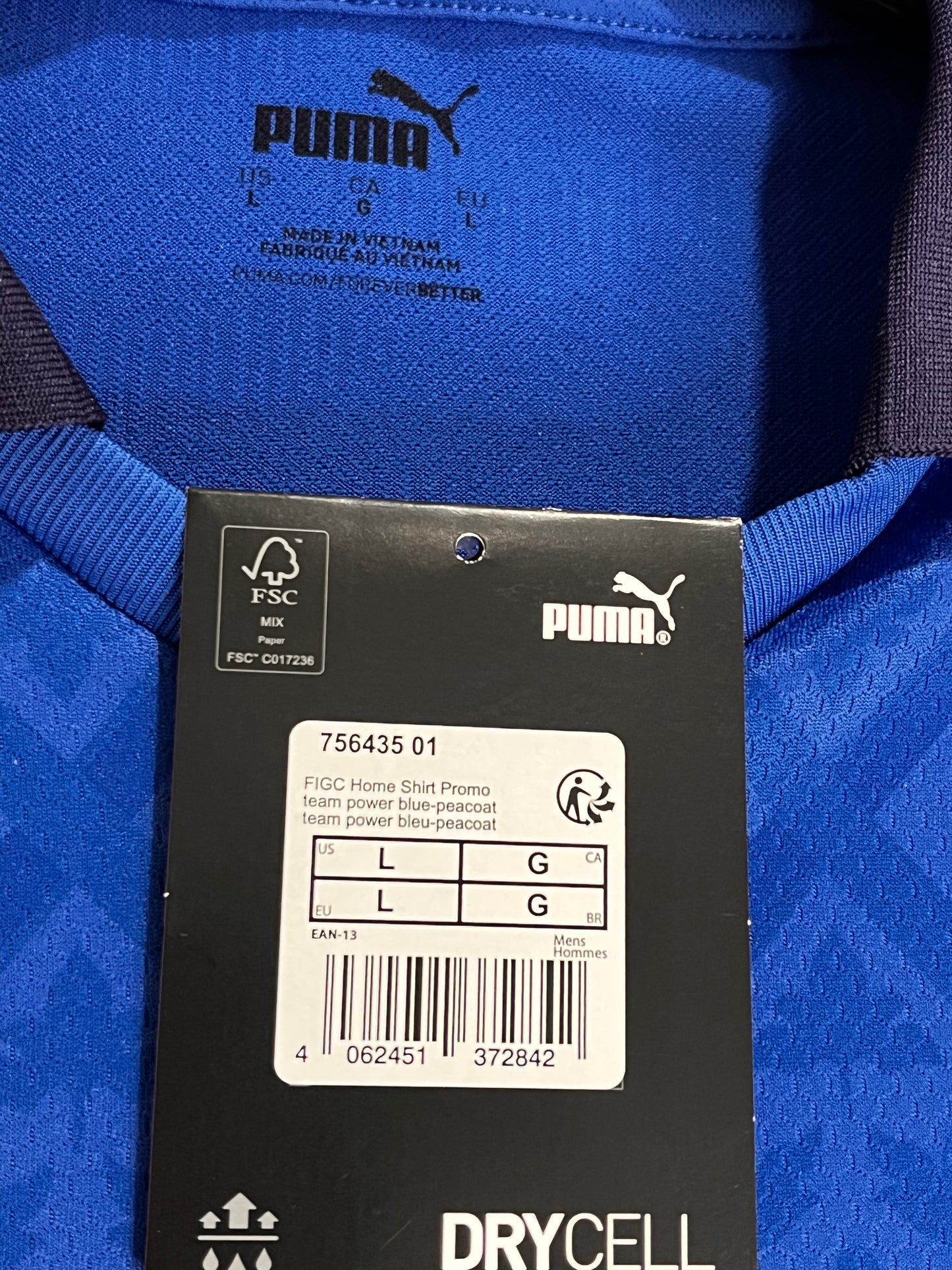 Italy 2020-21 Home - Limited Edition Player Spec with Printed signatures and Campioni 21