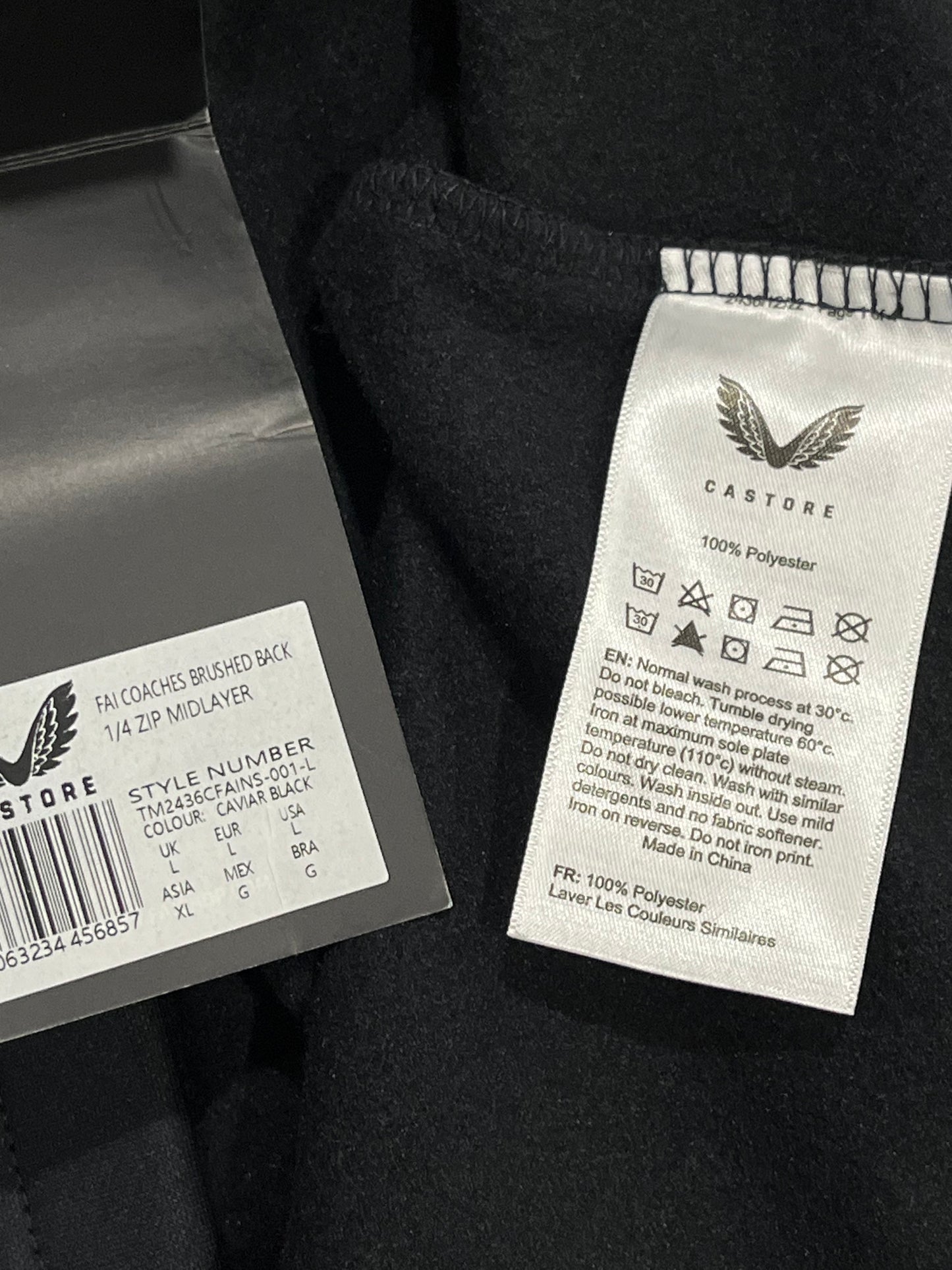 Rep of Ireland 2024-25 1/4 Zip Jacket - L - TM2436CFAINS