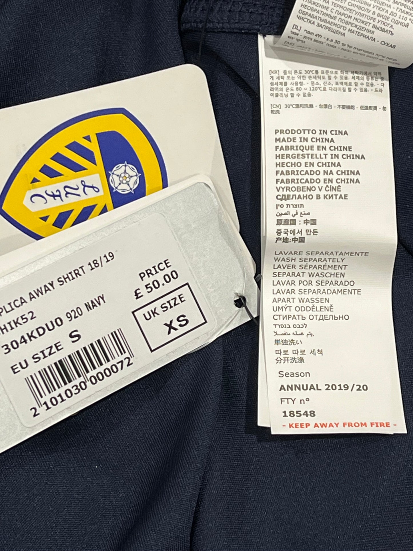 Leeds United 2018-19 Away - XS