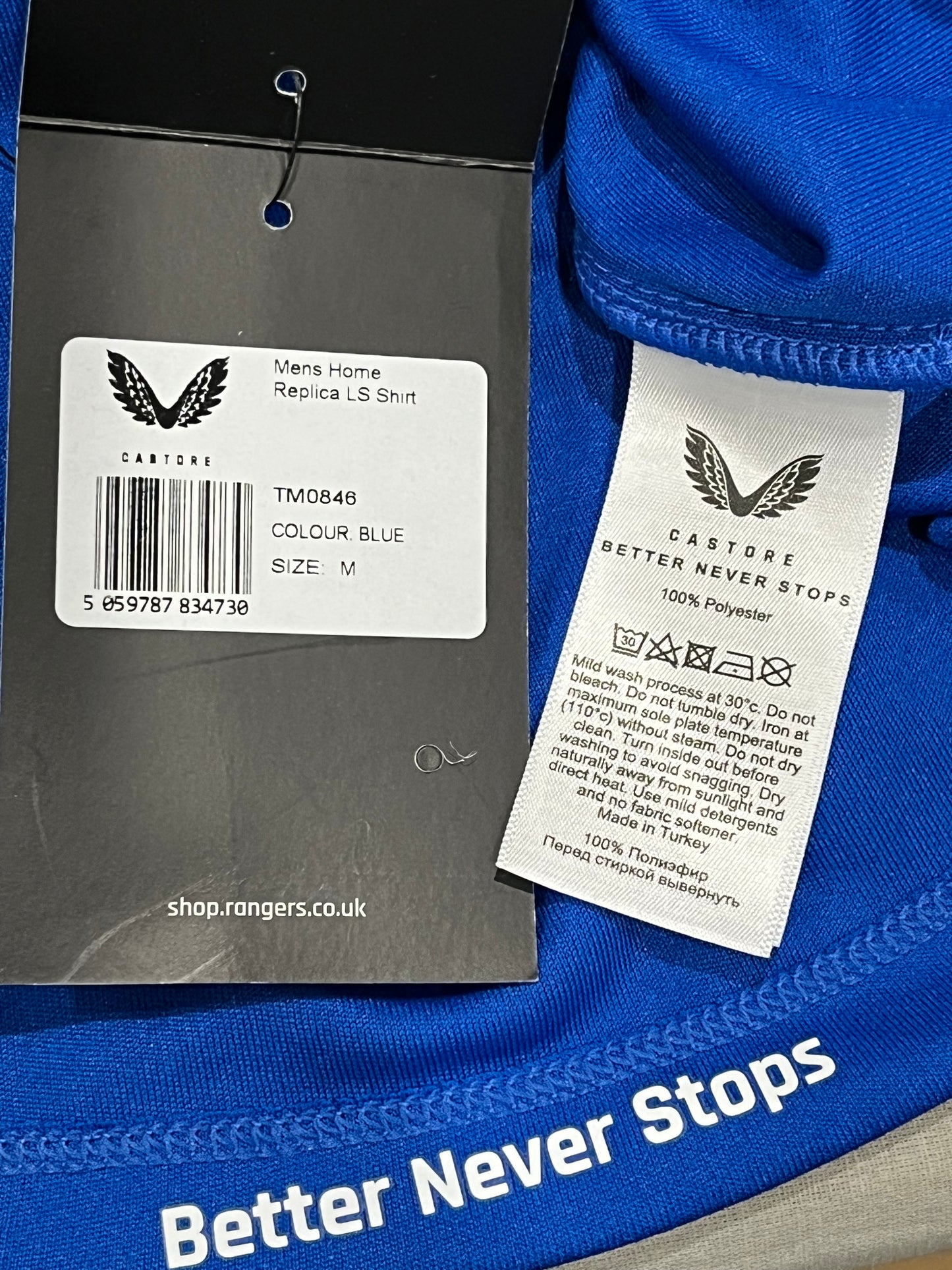 Rangers 2022-23 Home L/S - M