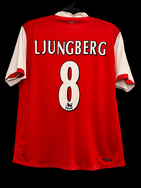 Arsenal 2006-08 Home Ljungberg 8 - L - 146769-616