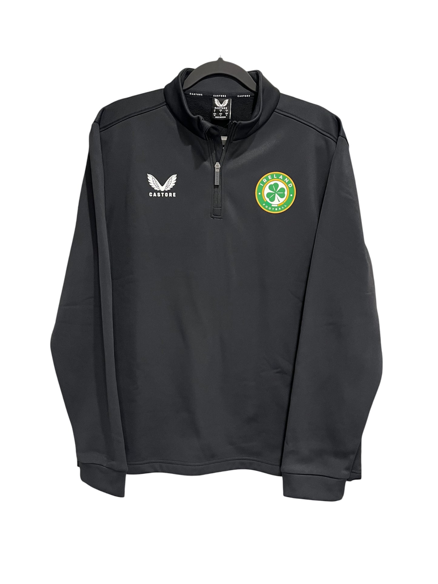 Rep of Ireland 2024-25 1/4 Zip Jacket - L - TM2436CFAINS