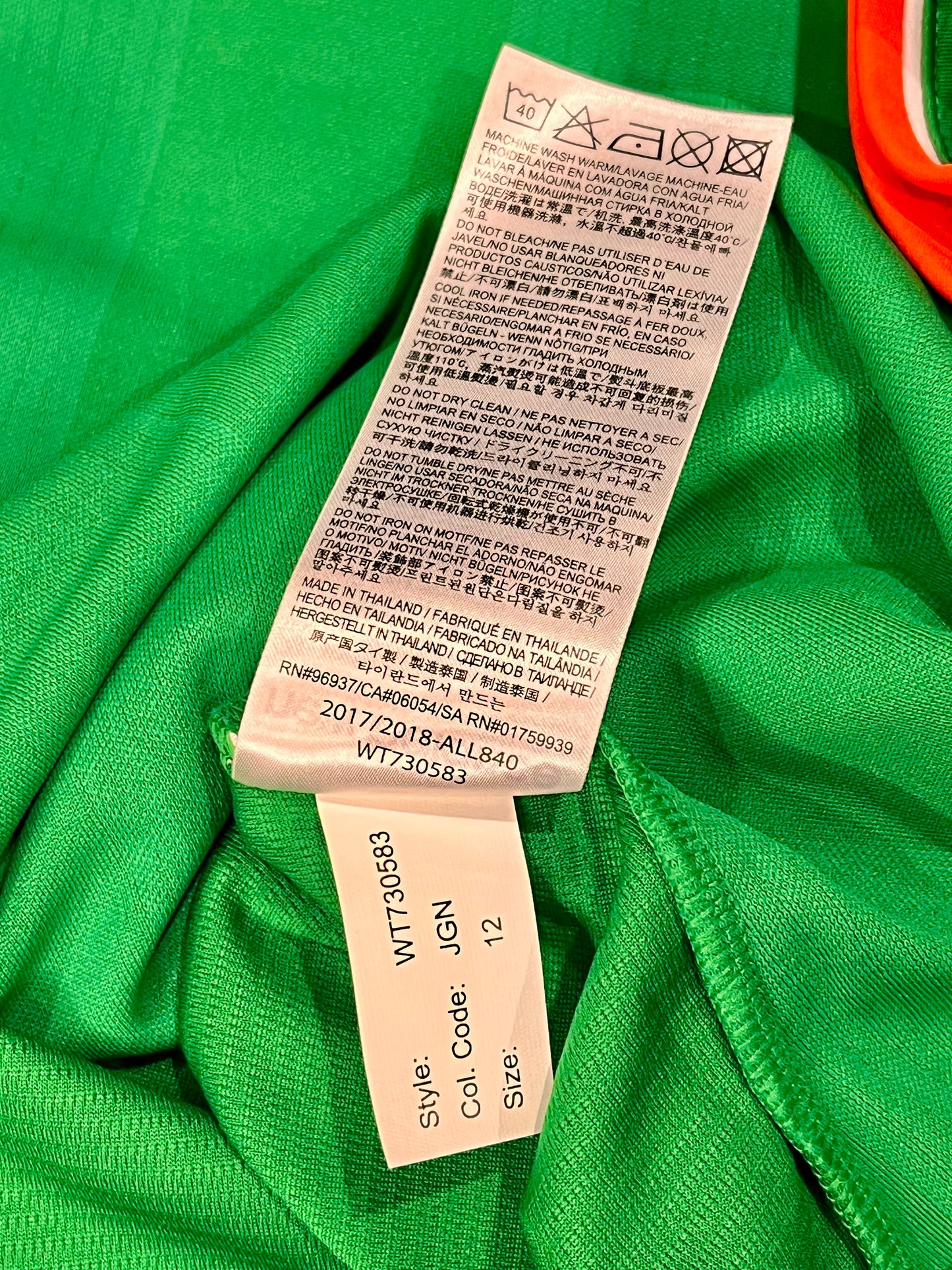 Rep of Ireland Women's 2017-18 Home - L - WT730583