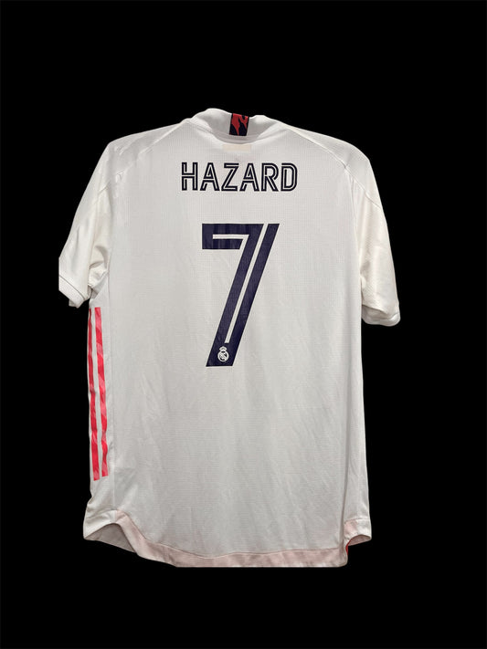 Real Madrid 2021-22 Home Heatrdy Hazard 7 - L - FM4736